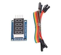 Jiawu 4 Digit Digital Tube Module with Adjustable Brightness, 3.3V-5V