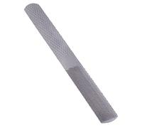 Jiawu 4 in 1 Steel Rasp File, 8 Inch, Flat Half Round, Woodworking Metal | Wood Shaping Tool, Hardened Steel, 200mm Length, Flat Round Cross Section, for Carpentry Metal Processing, Double Serration