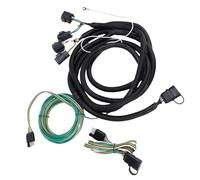 Jiawu 4 Pin RV Towed Vehicle Wiring Harness Kit, Upgraded Safety Trailer Hitch Tail Light Connector for JK 2007-2018