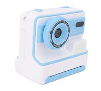 Jiawu 48MP Instant Print Camera with Dual Cameras for Creative Fun with Friends Portable Thermal Printing for Kids and Adults 3 Rolls Paper (Light Blue)