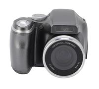 Jiawu 4K Ultra HD DSLR Camera with LED Flash, LCD Screen, CMOS, 12x Optical Zoom for Travel Landscape and Portrait Photography (Silver)