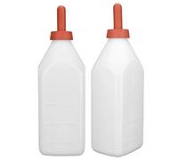 Jiawu 4L Calf Milk Feeder Vertical Nursing Bottle for Cattle Livestock, Large Capacity Portable Calf Feeding Bottle with Detachable Nipple, Easy Clean Farm Equipment