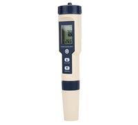 Jiawu 5 in 1 Digital PH Meter Portable Water Quality Tester, TDS EC Salinity Temp Multiparameter Pen with Automatic Temperature Compensation, 0.01-14.00pH, 0-10000uS/cm, 0-1000ppm,