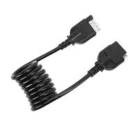 Jiawu 5 Pin Trailer Light Wire Harness Connector Plug Extension Cable, 5ft Socket Male Trailer Wiring Harness, Durable Weatherproof Connector for Boat Horse Cargo Brake