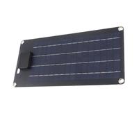Jiawu 50W Solar Panel, High Efficiency Monocrystalline 12V Charger, Portable USB Solar Panel with Dual USB Type C DC Ports for RV Car Boat Camping Outdoor Power Supply
