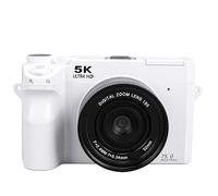Jiawu 5K 75MP Digital Camera, 18X Digital Zoom Mirrorless Vlogging Camera with 3 Inch Screen, Compact WiFi Point and Shoot Travel Cameras for Beginners Teen (Black)