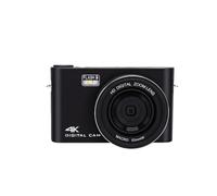 Jiawu 64MP 4K Touch Screen Digital Camera with Macro Function for Photography Adventures Portable ABS Design (Black)