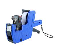 Jiawu 8 Digits Price Numerical Tag Maker, Reusable Design Smooth Operation Price Tag Machine, Labeller with 3 Rolls Label Paper and 2 Ink Wheels for Retail Stores Offices