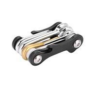 Jiawu 8 in 1 Tool, Portable Folding Wrench Set, Allen Wrench Set with Multi-Functional Stainless Steel Design for Diving Equipment Repair