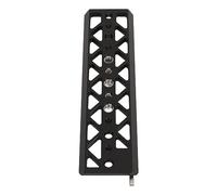 Jiawu 8in Dovetail Plate for Arca, Lightweight Aluminum Arrow Storage Case Tripod Baseplate with 1/4 & 3/8 Threaded Holes, Anti-Detachment Safety Pin, for BMPCC4K6K A7S3 Camera Cage