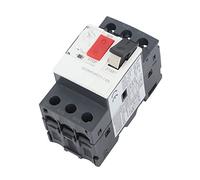 Jiawu AC690V Motor Circuit Breaker, Overload Short Circuit Protection, Motor Starter Protection Switch, 35mm Rail Mount ABS Push Button Control, 50/60Hz AC Class 3, 6KV Impulse (GV2-ME06C 1-1.6A)