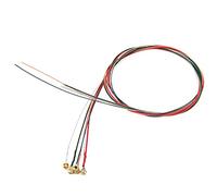 Jiawu Acoustic Guitar String, Steel Copper Anti Rust Coating Three Colors Budget Friendly Replacement, Light Strings with Stable Tone for Guitarists Beginners (#13)