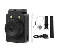 Jiawu Action Camera, 2K 30FPS 1080P Vlogging Camera with Wrist Mounting Accessories Kit, 120 Degree Wide Angle Sport Cameras with 32GB Memory Card & 1.5 Inch Screen, 600mAh Battery