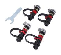 Jiawu Adaptable Auto Roodle Relief Valve Kit, 4pc Aluminum Alloy Tire Deflator to Explore the Snow