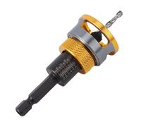 Jiawu Adjustable Depth 4 Flutes of a Counter-fresher for Wood Work with Depth Stop, Adapted to a Hand Drill and the Charging Stake