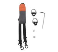 Jiawu Adjustable Leather Lanyard Drone Controller Neck Strap with Stainless Steel Hook for RC PLUS2 Remote Pilots