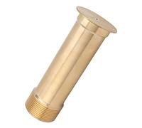 Jiawu Adjustable Mushroom Fountain Nozzle with Dynamic Landscape Effects, 360° Water Sprinkler for Garden Pond, Brass Water Spray Nozzle for Amusement (G1.5in)