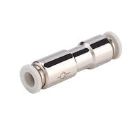 Jiawu Air Tight Quick Connect Check Valve for CO2 Atomizer, 6mm OD Water Reverse Air Pipe Connector, Double Direction Quick Insert, Metal Prevents Backflow