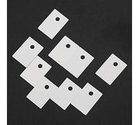 Jiawu Alumina Ceramic Insulating Sheet, 28W/m.k Thermal Conductivity 15kv/mm Insulation IGBT Cooling Pad, MOS Transistor Insulator with 3.2mm Hole Size for High Power Equipment IGBT