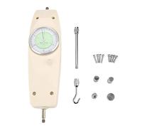 Jiawu Analog Dynamometer, 300N Capacity Push Pull Force Gauge, Handheld Force Meter with Flat Cone Concave Convex Tips Hook Spacer Sleeve/Shaft Extender for Electronics Hardware Auto Parts Textile
