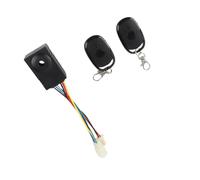 Jiawu Anti-Theft Alarm, Remote Control Security System with 6 Sound Horn, Waterproof Electric Alarm, Anti-Shear Power Off for Electric Tricycle, Scooter, Folding Vehicle