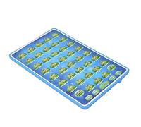Jiawu Arabic Reading Machine, Multi-sensory Touch Listening Seeing Development Interactive Learning Language Learning Machine, Educational Toy with Coated Material Lanyard (Blue)