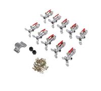 Jiawu Atomizing Spray Nozzle, 10 Pack Zinc Alloy Misting Fan Nozzle Set for Agricultural Tractor with Screws and Nuts, for Lawn Garden Greenhouse Irrigation