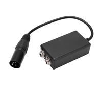Jiawu Aviation Headset Adapter, Dual Aircraft Compatibility Converts 0.206 Inch Mic and 0.250 Inch Plug to 5pin XLR General Aviation to XLR Adapter, Headphone Extension Cable with O