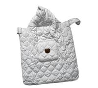 Jiawu Baby Carrier Cover, Windproof Sun Shielding Soft Cotton Infant Stroller Cover, Baby Bunting Bag with Big Pockets for Carriers Car Seats Strollers (Beige)