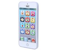Jiawu Baby English Learning Phone Toy, Music Light Touch (White)