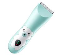 Jiawu Baby Hair Clipper, Ultra Quiet Cordless Rechargeable Precise Trimming Silent Operation Hair Trimmer, Clipper for Kids with 2 Guide Combs for Baby Toddler Haircut