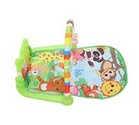 Jiawu Baby Kick Play Piano, Soft Skin Friendly Removable Infant Gym Mat with Music, Toddler Activity Mat with Gentle Songs and Soft Lights for Crawling Playing