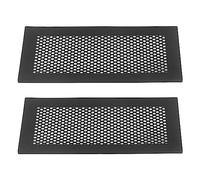 Jiawu Baby Proof Vent Covers, Silicone Safe Proofing Vent Covers with 360 Degrees Immobilization and 1 Percent Blockage Rate for Home Floor Protection (Black)