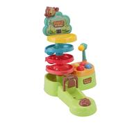 Jiawu Ball Rolling Track Game, Hand Eye Coordination and Physics Learning Basketball Tracks Toy, Ball Drop Educational Toy with Multiple Game Modes for Kids Over 3 Years Old