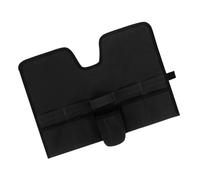 Jiawu Bartender Bag, Portable Folding Roll Strap Canvas Cocktail Set Carry Bag with Compact Lightweight Design for Camping Picnics Travel Outdoor Adventures (Black)