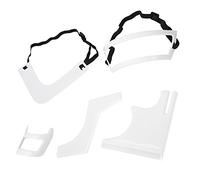 Jiawu Beard Styling Template, 5PCS Flexible Plastic Beard Shaper Set with Hairline Goatee Neckline Trimming Tools for Men Grooming
