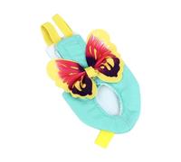 Jiawu Bird Harness for Small Parrots, Breathable Nylon Flying Vest with Diaper, Comfortable Outdoor Walking Leash for Cockatiels Lovebirds Budgies, Fashionable Bird Clothes for Pet, (#1)