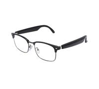Jiawu Bluetooth 5.3 Smart Glasses with Mic and Speaker, Anti Blue Light Music Glasses for Men Women, Wireless Calling for Driving Work, HiFi Sound Touch Control