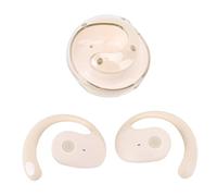Jiawu Bluetooth 5.4 Translation Earbuds with High Accuracy and Real Time Transcription Suitable for Multilingual Conversations and Travel Needs (Beige)