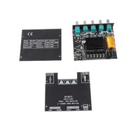 Jiawu Bluetooth Power Amplifier Board, Bluetooth 5.0 49ft Range 2.1 Channel DC 12-24V 5A Power Supply 5.0 Amplifier Board, Digital Module with