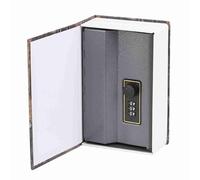 Jiawu Book Safe Box, Simulation Appearance Design, Stainless Steel Jewelry Case, Lock Box with Combination Lock for Home Office Dormitory Money Storage Secret Diary Private Valuables (Love)