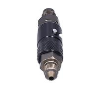 Jiawu Brake Line Fitting, AN3 Arrow Storage Case Connector Aluminum Alloy with Rotating Joint O Ring Design for Brake Oil Fuel Fluid Hose (SW-21033-BL)