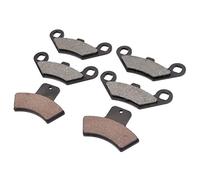 Jiawu Brake Pads, 6Pcs Front Rear Iron Disc Brake Pads, Iron with Exceptional Stopping Power for Sportsman 500 4x4 1998-2002 HO RSE DUSE Models
