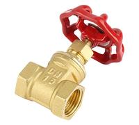 Jiawu Brass Gate Valve, DN15 G1/2 BSPP Sluice Valve, 232PSI Water Gate with Straight Through for Water Oil Gas