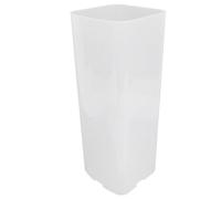 Jiawu Bread Storage Container, Plastic Transparent Space Saving Multifunctional Bread Box with Lid, Saver for French Fries Nuts Snacks