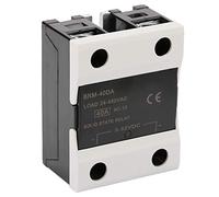 Jiawu BRM-40DA Solid State Relay, 40A Load 24-480VAC 3-32VDC Input SSR, Single Phase DC to AC Control Relay with Compact Design, for Industrial Automation Process Control