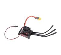 Jiawu Brushless ESC, 75A Continuous 480A Peak Current RC Brushless ESC, Motor with 2A BEC Low Voltage Protection for 540 3650 3660 3674 RC Car Ship Motor