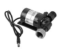 Jiawu Brushless Water Pump, DC 12V 10W Low Noise Circulation Pump, Submersible Micro Water with Engineering Plastic Body for Aquarium Fountain Solar System Fish Pond