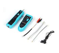 Jiawu Cable Tester, Rapid Wire Finding and Automatic Fault Detection Wire Tracker, Network Line Finder with Earphone for Telecommunication Network Engineering and Computer (Sky Blue)