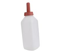 Jiawu Calf Feeding Milk Bottle, 2L Large Capacity Plastic Nursing Feeder, Calf Milk Feeder with Detachable Rubber Nipple for Easy Cleaning and Weaning Small Animals From Mothers